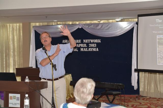 A speaker at the 2013 AMCN conference